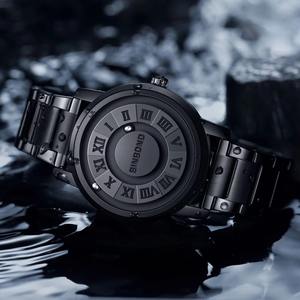 Drioshipping <b>Men's</b> New Fashion Trendy <b>Waterproof</b> Quartz Magnetic <b>Watch</b> Dress Wristwatch for <b>Man</b> Reloj Hombre - Product Image 3