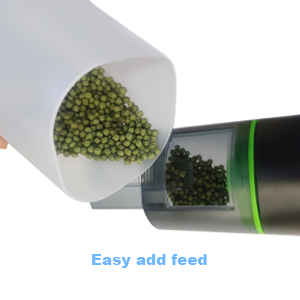 Dispensador Automático de Ração para Peixes Elétrico Ajustável de 5W, Alimentador de Aquário em Forma Quadrada com Temporizador para Férias, Plástico ABS e Vidro para Uso Externo - Product Image 4