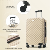 Disponible en EE. UU., Envío Gratis, Juego de Maletas Rígidas de 6 Piezas, 14/16/20/24/28 Pulgadas, Una Bolsa de Viaje, Compatible con Dropshipping