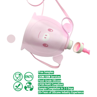 Bouteille d'eau pour enfants avec logo personnalisé en silicone
