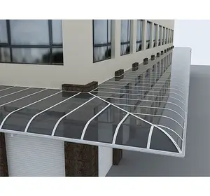 最优惠的价格工厂双壁天窗屋顶聚碳酸酯板材车棚