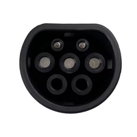 Adaptateur de chargeur EV européen Qiaoyi 7KW, état neuf, type NACS Type2, tête de charge 32A, 220V, noir, PC+copper, garantie 1 an