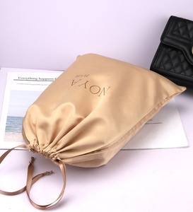 Wholesale Drawstring Gift Thick Satin Silk Hair Extension Packaging <b>Dust</b> <b>Bag</b> With Custom Logo Luxury <b>Dust</b> Satin Pouch - Product Image 6