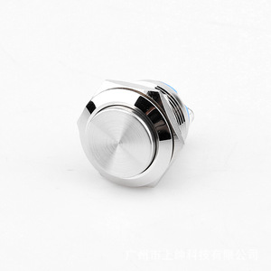 19MM Stainless Steel Button IP65 Rated 1NO <b>Switch</b> Flat/Dome Head Automotive & Home Use - Product Image 1