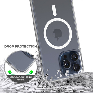 Trong kho iPhone 15 Pro Max trường hợp điện thoại từ trường hợp trong suốt rõ ràng điện thoại di động Trường hợp bền chống sốc điện thoại di động Trường hợp bìa - Product Image 5