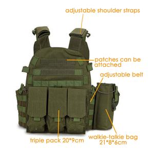 Gilet tactique personnalisable, porte-plaques, équipement tactique multifonctionnel, équipement modulaire de sécurité, gilet tactique en Cordura - Product Image 4
