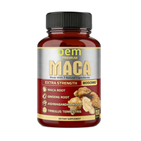 Capsules d'extrait de racine de maca Énergie naturelle et stimulation de l'endurance Soutien à l'équilibre hormonal pour les hommes et les femmes OEM ODM Étiquetage privé