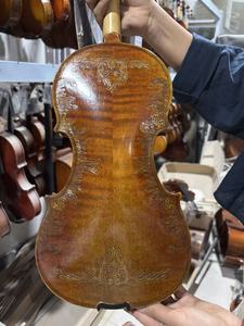 <span class=keywords><strong>ไวโอลิน</strong></span>รุ่น <span class=keywords><strong>Stradivarius</strong></span> ของ SurpassMusica ลดราคาพิเศษ ขนาด 4/4 3/4 1/2 แกะสลักด้วยมือ รับสั่งทำพิเศษ ลายไม้ธรรมชาติ เสียงอะคูสติกใส - Product Image 2