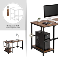 Table de bureau à domicile en MDF au design moderne personnalisé bureau d'ordinateur ergonomique et portable avec table d'étude à hauteur réglable