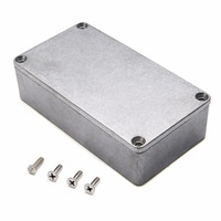 Boîtier de commande de pédale d'effet de guitare en alliage d'aluminium moulé sous pression 1590B pour l'électronique et les instruments