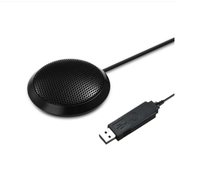 Microphone à condensateur de conférence filaire de studio OEM pour la diffusion de microphone de table USB