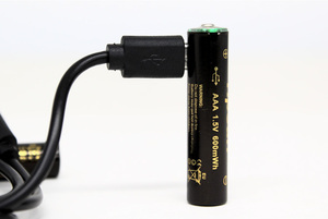 Çin'de yapılan aaa 600mWh 1.5v usb şarj edilebilir lityum pil - Product Image 5