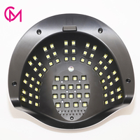 Promo Panas 320W 72LEDS SUNX21MAX Pengering Kuku LED Sumber Cahaya Ganda Sensor Inframerah Timer Otomatis Lampu UV untuk Peralatan Salon Kuku