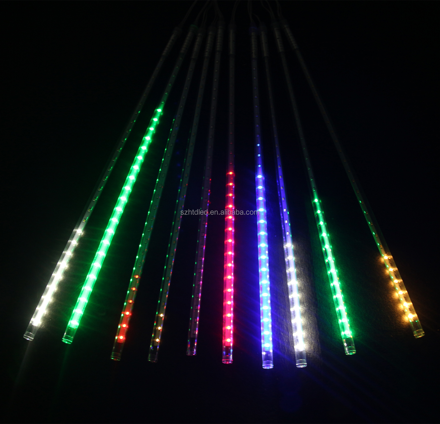 HTD 30cm Outdoor Waterproof Meteor Shower Lights for Christmas Holiday Decor