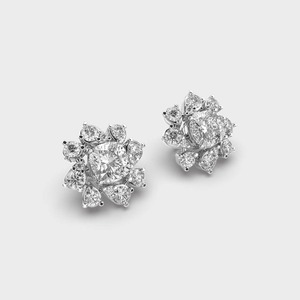 Pendientes de circonita de alta demanda, elegantes y a la moda para mujer, ideales para bodas y compromisos, disponibles a precio de exportación. - Product Image 3