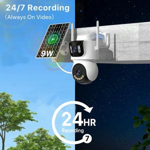 Caméra extérieure PTZ 4MP <span class=keywords><strong>2K</strong></span>, caméra de sécurité solaire 4G, double objectif, étanche, vue à 360 degrés, vision nocturne, caméra réseau de surveillance - Product Image 4
