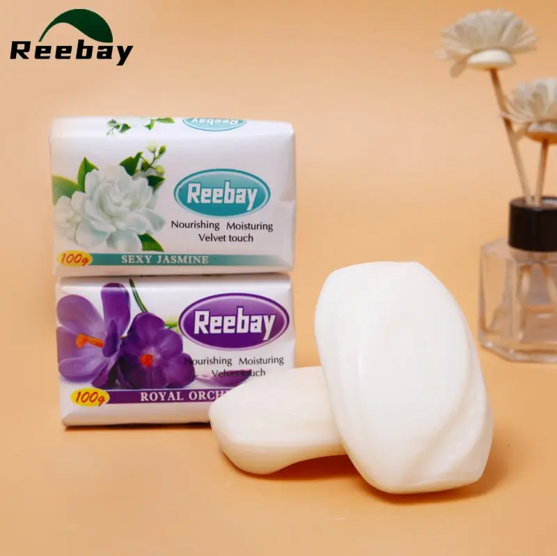 Reebay 100g Private Label Honig Bio-Hautpflege Großhandel White ning Seifens tück von China Seifen hersteller