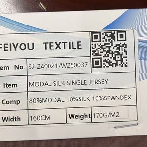 Tela Jersey de <span class=keywords><strong>Modal</strong></span>, Seda y Elastano, Económica, Orgánica, 170 g/m², Transpirable, para Ropa Deportiva, Trajes de Baño y Camisetas - Product Image 6