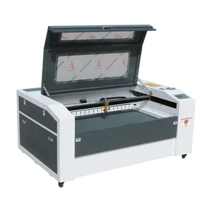 Fábrica vendas diretas 1000*600mm CO2 Laser Gravador Máquina de corte 80W 100W 6090 com eixo rotativo