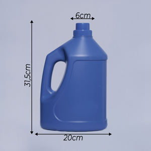 Bidón de Plástico Cuadrado de Alta Calidad de 3.2L HDPE para Envasado de Productos Químicos, Detergentes, Bebidas y Cosméticos con Tapa de Rosca - Product Image 1