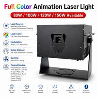 Projecteur laser d'extérieur étanche IP65 100W 150W RGB avec animation pour contrôle FB4 Pangolin ILDA, idéal pour discothèque et aménagement paysager