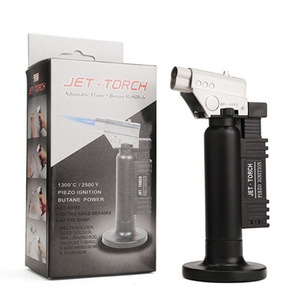 Encendedor de pistola pulverizadora de mano para exteriores al por mayor, interruptor de llama, encendedor de puros, barbacoa, encendedor de Metal de un solo fuego a prueba de viento, llama abierta - Product Image 3