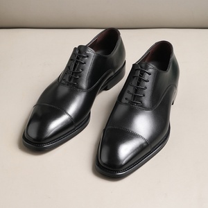 Zapatos Formales de Negocios Estilo Británico para Hombre, Zapatos Formales de Negocios de Cuero Genuino para Hombre, Zapatos de Boda para Hombre - Product Image 1