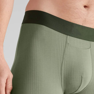 Custom Wholesale 100% Cotton Knitted Breathable Men <b>Boxers</b> Factory Custom High Quality Durable Underwear - Product Image 4