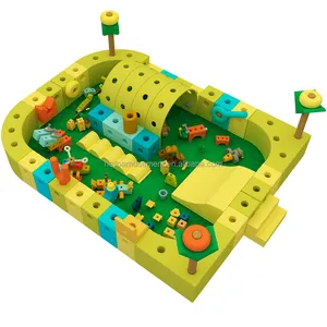 China EVA foam block supplier kids creative toys indoor soft play equipment