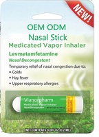 Inhalateur nasal aux fruits Perime Value VBOOM pour soulager la toux et les expectorations, à base d'herbes naturelles et de menthol, haute qualité, certifié CE, 3 ans