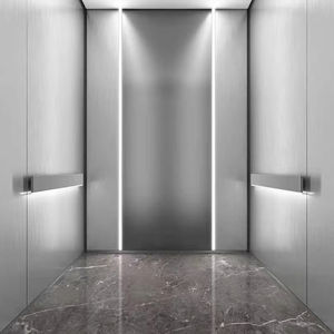 Ascenseur de style moderne pour passagers de 1000 kg avec machine de traction sans engrenages à entraînement AC pour usage en centre commercial de 10 étages - Product Image 1