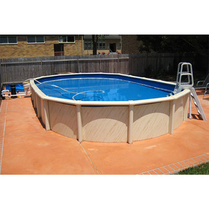 Bể Bơi Trên Mặt Đất Bằng Thép Mạ Kẽm Bền Giảm Giá Mạnh 2016 Với Lớp Lót Pvc - Product Image 1