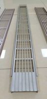 Diffuseur linéaire en aluminium, grille de ventilation de retour d'air, grille de ventilation au sol, pour plafond et montage mural