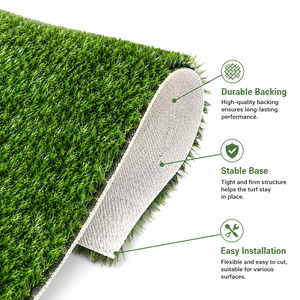 Césped Artificial de Plástico Resistente a los Rayos UV en Rollo para Campos de Fútbol al Aire Libre, Canchas de Fútbol y Áreas de Entrenamiento Deportivo - Product Image 3