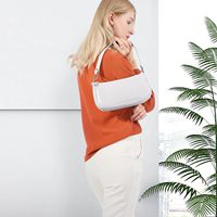 Tas Clutch Klasik Retro Wanita Kecil Loiral dengan Pola Kulit Buaya dan Tali Rantai