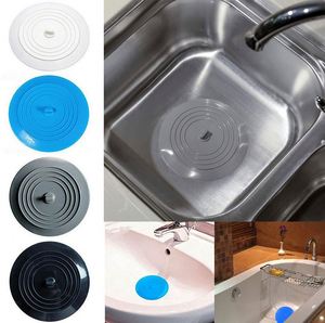 Reusable Durable Silicone Water Spot Double Tiers Bathtub Waterproof With Floor Drain Cover Deodorant <b>Plug</b> - Product Image 1