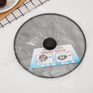 Splatter Screen 21cm 25cm 29cm 33cm Stainless Steel Oil Cover Frying Pan Protector Kitchen Tool - Product Image 4