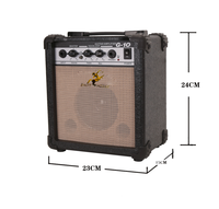 Prix Usine de Gros Chine : Amplificateur Guitare Électro-Acoustique Portable 10 Watts avec Contrôles Volume, Aigus et Basses