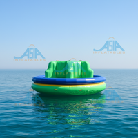 Jouet gonflable poulpe rotatif, poulpe volant UFO, bateau gonflable rotatif à tirer, tube rotatif disco, Twister galactique