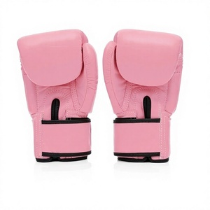 ถุงมือชกมวย Fairtex สีชมพู หนังวัวแท้ น้ำหนักเบา ระบายความชื้นได้ดี ปรับขนาดได้ด้วยสายรัดแบบ Hook and Loop - Product Image 3