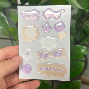 Custom 3D Epoxy Resin <b>Sticker</b> Domed <b>Logo</b> <b>Sticker</b> Waterproof PVC <b>Sticker</b> For Brand Promotional Gifts - Product Image 2