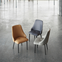 Chaise de salle à manger de luxe minimaliste moderne, tabouret d'appoint de loisirs, chaise d'appoint décorative pour la maison, le restaurant, l'hôtel, décoration intérieure