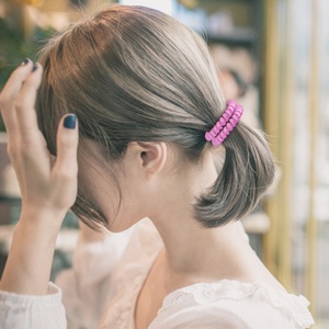 FashionTelephone Mat Téléphone <span class=keywords><strong>Fil</strong></span> <span class=keywords><strong>Cheveux</strong></span> Attaches Spirale Femmes Flexible En Plastique <span class=keywords><strong>Cheveux</strong></span> Corde Élastique Élastique - Product Image 6