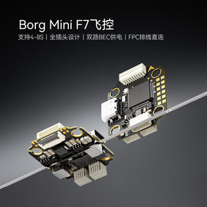 BORG MINI 60 ESC 2-6S 65A ตัวควบคุมการบินโดรนแข่งขันในปัจจุบันสูงสุดพร้อมตัวป้องกันทีวีและตัวเก็บประจุโพลีเมอร์ - Product Image 4