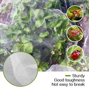 Serre tunnel de jardin mini avec cadre métallique et filet anti-insectes, écologique, pour plantes de jardin - Product Image 3