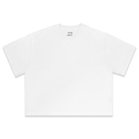 T-shirt en coton personnalisé pour homme, manches courtes, col rond, coupe ample, broderie imprimée, motif lettres sur le devant, style décontracté