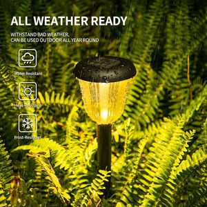 IP65 Waterproof Outdoor LED <strong>Solar</strong> Pathway <strong>Lights</strong> 2 Lighting Modes Auto On/Off <strong>Garden</strong> Yard Patio Lighting - Product Image 6
