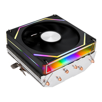 QiuzAim 12ème génération prisme CPU ventilateur de refroidissement B85 pression vers le bas Six tubes en cuivre 4 broches 120m silencieux LGA1700 refroidi par air 1366