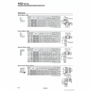 Raccord instantané SMC Pneumatics KQ2L16-99A pièces pneumatiques - Product Image 1