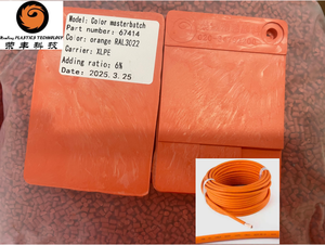 RongFeng Factory Plastic Raw Materials Custom Colors Masterbatch for Silane <strong>XLPE</strong> XLPO <strong>Compound</strong> FT-2 VW-1 105 125 150 Degree
